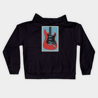 Strat Guitar Kids Hoodie